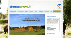 Desktop Screenshot of allergiaterveys.fi